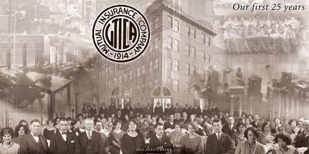 Gathering at the 10th anniversary of the company, 1924